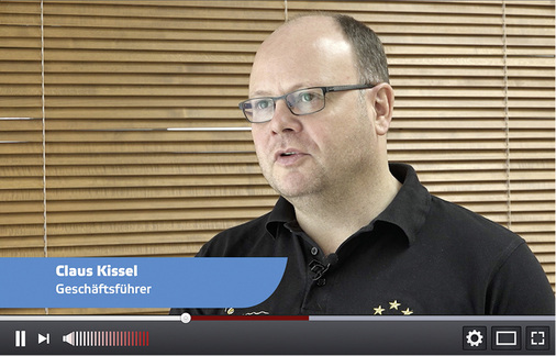 <p>
</p>

<p>
Mitarbeitersuche per Video: Mit einem Vorstellungsgespräch präsentiert Claus Kissel seine Firma Bewerbern.
</p> - © Foto: Siegel

