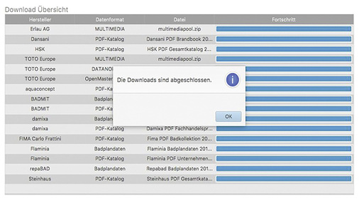 
Wieder eine Aktualisierung: Der ZVSHK steht in Kontakt mit zahlreichen Herstellern, die gewerkeübergreifend Plandaten für die Haus- und Gebäudetechnik bereitstellen.



