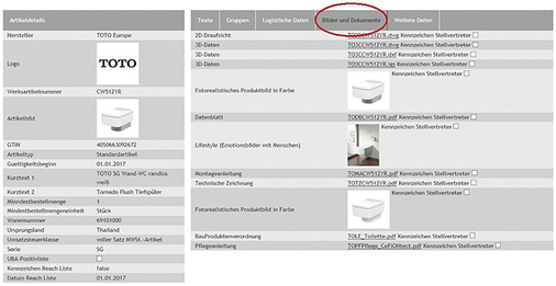 <p>
Was der Hersteller zum jeweiligen Produkt an Illustrationen, Beschreibungen, Zeichnungen und Montageanleitungen bietet, lässt sich in der Datenbank in hoher Qualität abrufen.
</p>

<p>
</p> - © ZVSHK

