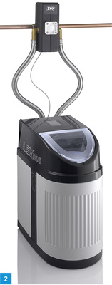 
2 Die Lex Plus 10 Connect SL verbindet die Enthärtungseinheit mit Leckageschutz und sorgt so für Rundumschutz.



