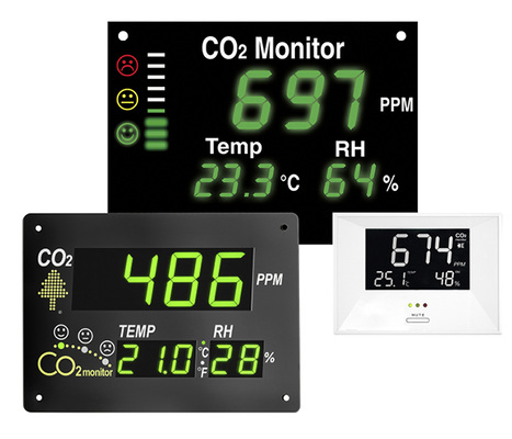 
Gibt noch mehr Sicherheit im Klassenzimmer: Der CO
2
-Monitor zeigt zuverlässig und je nach Gerätemodell auch sehr deutlich die Raumluftqualität an.



