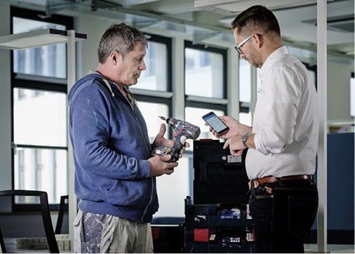 
Wer welche Werkzeuge wann und wo benutzt hat, lässt sich schnell nachvollziehen.



