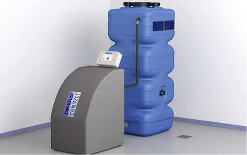 



Hilft, der Verkeimung von Trinkwasser vorzubeugen:Sicherheitstrennstation Connect von Dehoust.
