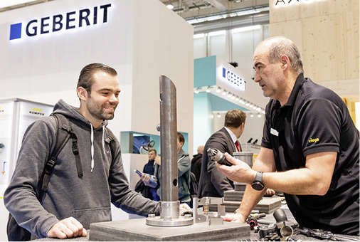 
Gefragtes Thema in Hamburg: Neues aus dem weiten Feld der Sanitärtechnik.



