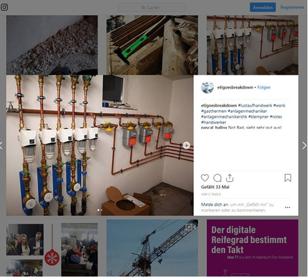 <p>
Täglich zeigen Handwerker mit Fotos, weshalb sie Lust auf ihren Beruf haben.
</p>

<p>
</p> - © Screenshot: SBZ

