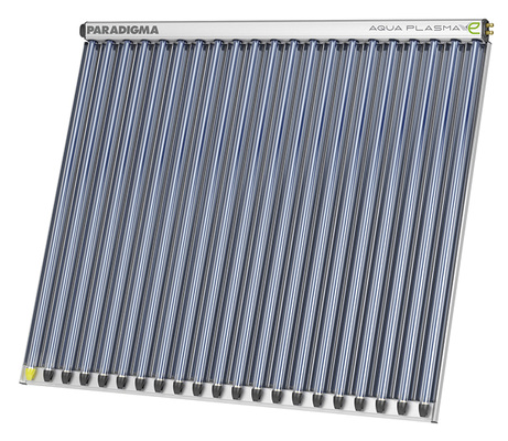 <p>
Röhrenkollektoren erzielen höhere Solarerträge und können, wie beim AquaSolar-System von Paradigma, mit reinem Wasser als Wärmeträgermedium betrieben werden.
</p>

<p>
</p> - © Paradigma


