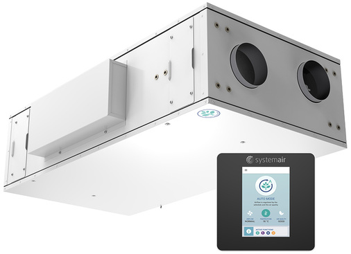 
Der Rotationswärmeübertrager im Wohnungslüftungsgerät Save VSR 150/B gewinnt im Winter Wärme und Feuchtigkeit zurück und kann im Sommer zur freien Kühlung genutzt werden.



