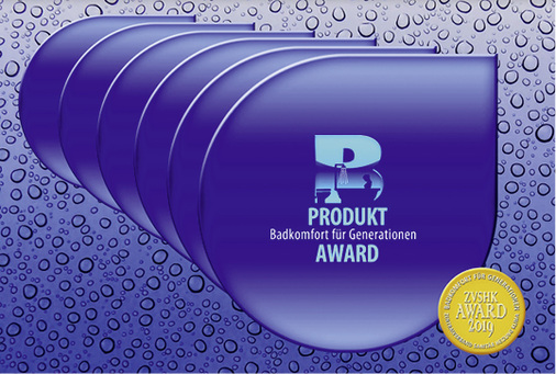 <p>
Produkt-Award: Zum vierten Mal zeichnet der Zentralverband Neuentwicklungen aus, die für das altersgerechte Bad geeignet sind. 46 Produkte sind nominiert.
</p>

<p>
</p> - © Darstellung: ZVSHK

