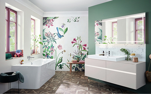 
Grün wirkt beruhigend. Als Trendfarbe entspricht sie der größer werdenden Sehnsucht nach Pflanzen und Natur.



