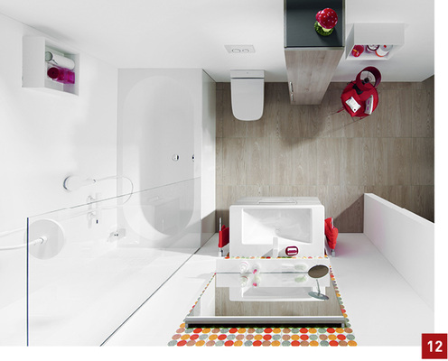 <p>
</p>

<p>
Weiß steht für Reinheit. Daher dominiert diese Farbe im Badezimmer seit Jahrzehnten und dient als Ausgangsbasis für viele Gestaltungsansätze. 
</p> - © Foto: Burgbad

