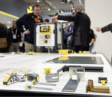 



Auf Details kommt es an: Technik am Viega-Stand.
