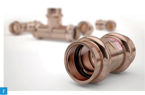 
2 Die Fittings B Maxipro von IBP sind bis zu einem Betriebsdruck von 48 bar einsetzbar.



