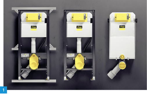 
1 Das Vorwandsystem Prevista von Viega ist erhältlich in den Linien Prevista Dry, Prevista Dry Plus und Prevista Pure.



