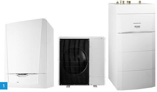 
1 Die L-W-Wärmepumpen Neptuna Mono (l.) und Eria Tower Mono eignen sich für Ein- und Zweifamilienhäuser.



