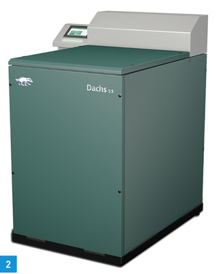
2 Die neue Generation des Mini-BHWKs Dachs 5.5 ist effizienter und verfügt über eine Leistungsoptimierung.



