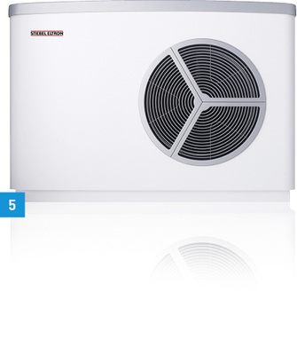 
5 Für höhere Wärmebedarfe bis 40 kW gibt es die L-W-Wärmepumpe WPL 25 A jetzt auch als Zweier- oder Dreierset.



