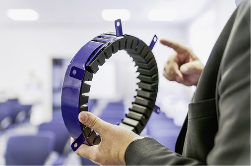 
Brandschutzmanschette Curaflam XS Pro.



