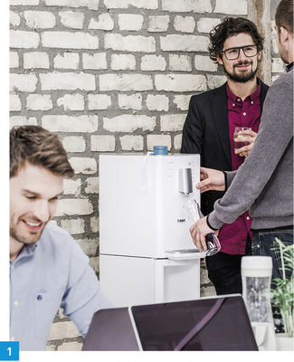 
1 Den BWT-Wasserspender AQA drink Pro 20 gibt es als Auftisch- und als Standgerät.



