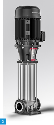 
3 Die XL-Ausführungen der Grundfos-Hochdruckkreiselpumpen der Baureihe CR bieten einen maximalen Volumenstrom bis 240 m³/h.



