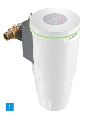 
1 Die Grünbeck-Dosieranlagen exaliQ regeln die Dosierung von Zusatzmineralstoffen zur Wasseraufbereitung.



