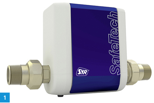 
1 Stellt der SafeTech Connect von SYR einen ungewöhnlich hohen Verbrauch fest, sperrt er die Leitung ab.



