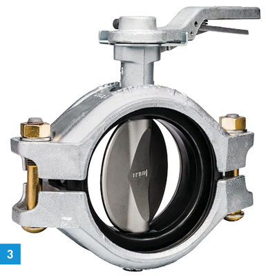 
3 Die Absperrklappe StrengThin 100 von Victaulic ist für dünnwandige Edelstahlrohre geeignet.



