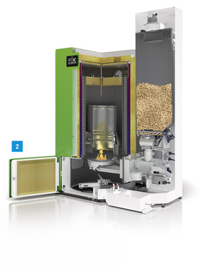 
2 Die Pelletheizung Pellematic Maxi wurde technisch und optisch überarbeitet.



