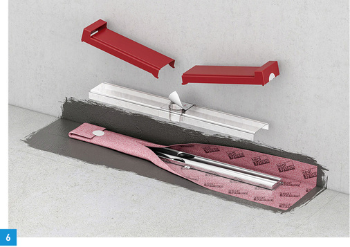 



Die neue Tecedrainline-Evo hat eine Bauzeitenschutzabdeckung, die sowohl die Dichtmanschette als auch den polierten Edelstahlkörper während der Bauzeit vor Beschädigungen und Verunreinigungen schützt.
