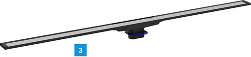 
3 Die Duschrinne Geberit CleanLine 20 ist mit neuer Länge von 160 cm erhältlich und lässt sich auf die gewünschte Länge zuschneiden.



