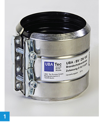 <p>
1 Für den Einsatz des SML-Abwassersystems kooperiert RSP Ruck mit Uba Tec und setzt auf den Uba-BV-Brandschutzverbinder.
</p>

<p>
</p> - © Uba Tec

