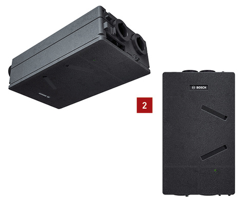 
2 Das zentrale Wohnungslüftungsgerät Vent 4000 CC kann von nur einer Person installiert werden.



