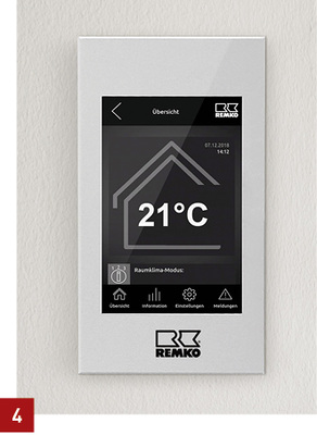 
4 Die Regelung Smart-Control Touch steuert ein Klimasystem mit bis zu 128 Innengeräten.



