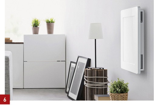 
6 Der flexibel einsetzbare Wandlüfter Aerovital Ambience bietet einen hohen Raumkomfort.



