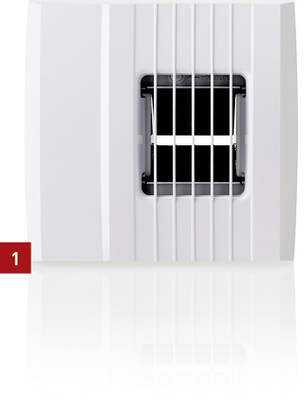 
1 Die Abluftventile der LWZ Balance Sets öffnen oder schließen ihre Klappen abhängig vom Feuchtegrad selbstständig.



