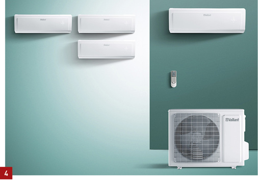 



4 Die Split-Klimageräte der Climavair Exclusive Serie eignen sich für die Kühlung und Beheizung von Einzelräumen oder kompletten Gebäuden.
