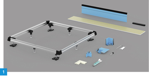 
1 Beim weiterentwickelten Einbausystem Universal von Bette ist die Höhenanpassung nun auch von Hand möglich.



