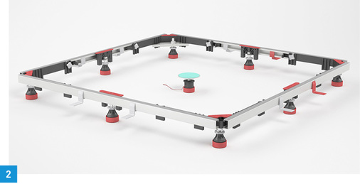 
2 Mepa-Montagerahmen SF mit neuem Abstandhalter.



