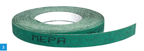 
3 Neues Schnittschutzband für Mepa-Wannenabdichtband Aquaproof.



