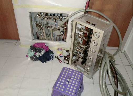 
Die einzelnen Heizkreise werden Schritt für Schritt saniert und so werden auch die alten Rohrquerschnitte wieder hergestellt.



