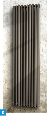 <p>
5 Die Heizkörperserie Loft-Edition gibt es mit den Oberflächen Rost, Stahl und Kupfer.
</p>

<p>
</p> - © Purmo

