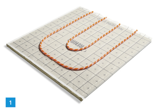 
1 Die Systemplatten Rautherm Speed Silent kombinieren Kletttechnik und Mineralwolle.



