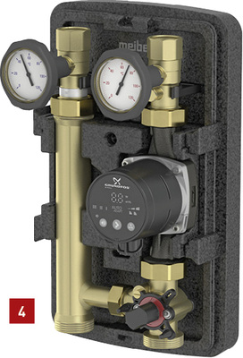 <p>
4 Die Pumpengruppe Meiflow Top S-Line kann in ungemischte und gemischte Heiz- oder Kühlkreise installiert werden.
</p>

<p>
</p> - © Meibes

