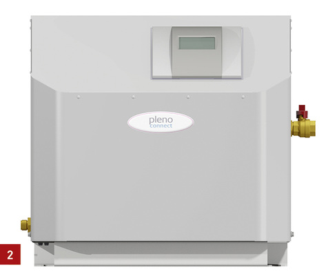 
2 Die Drucküberwachungssysteme Pleno Connect begrenzen die Nachspeisemenge automatisch.



