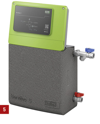 
5 Die Vakuum-Sprührohrentgasung Servitec S wurde für Wasserinhalte bis 6 m³ konzipiert.



