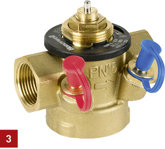 
3 Das druckunabhängige Regelventil Kombi-FC wurde speziell für das mittlere Marktsegment entwickelt.



