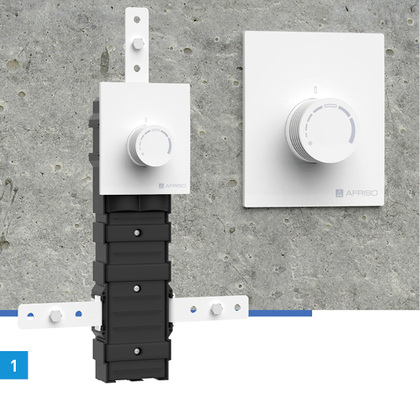 
1 Die Einzelraumregelung RTL-Box 324 Vario vereint Heizkreis, Raumfühler und Regelung.



