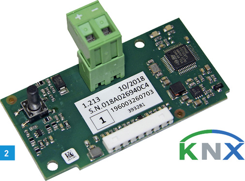 
2 Über zertifizierte Gateways lassen sich Klima- und Lüftungsprodukte von Kampmann in KNX-Projekten einsetzen.



