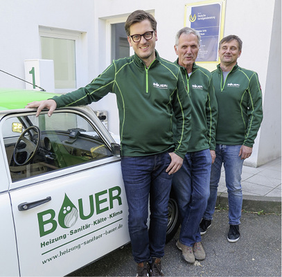<p>
Das Führungstrio (von links): die Geschäftsführer Stephan Bauer, Werner Bauer und Jürgen Keller.
</p>

<p>
</p> - © SBZ / Jäger

