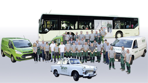 
Ein Team für den gemeinsamen Erfolg: Die Bauer GmbH in Baden-Baden wurde 1964 gegründet. Der Betrieb zählt aktuell mehr als 30 Mitarbeiter, Tendenz steigend. 



