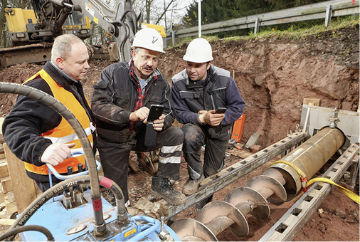 
… wie für die mobile Erfassung von Arbeitszeiten und Baustellendaten.



